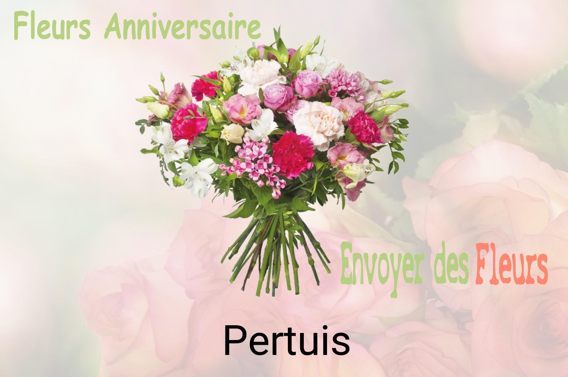 Bouquet de fleurs d’anniversaire livré à Pertuis